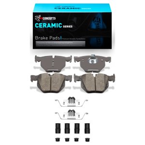 BMW X6 Brake Pads - Rear - R1 Concepts - Ceramic - `07-`19